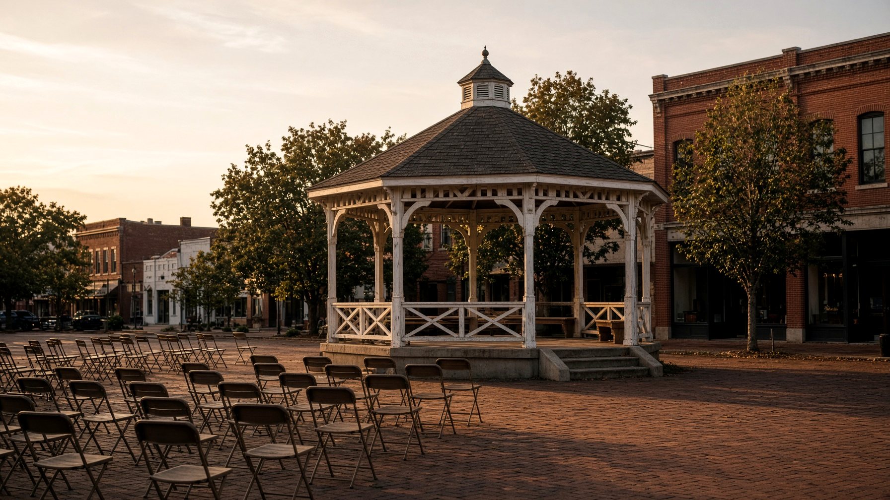 Town Square pavilion