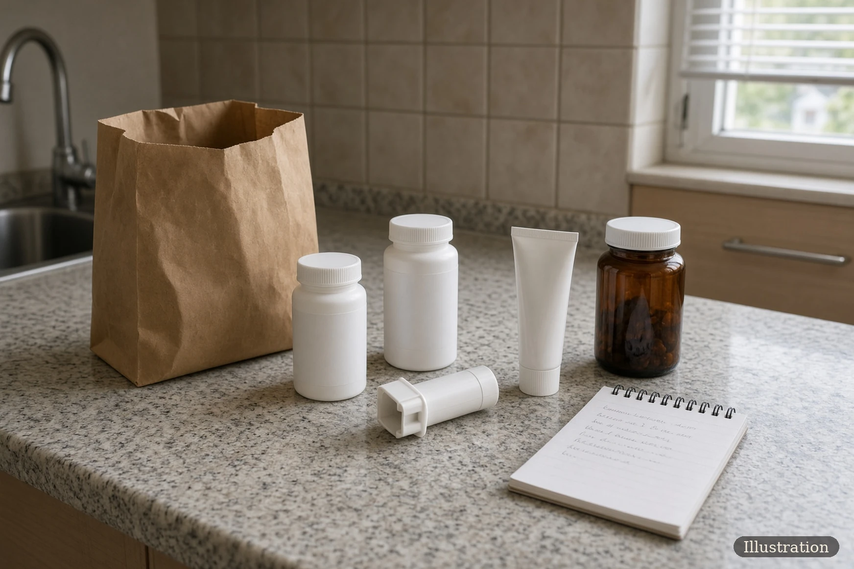 The medicines in the house