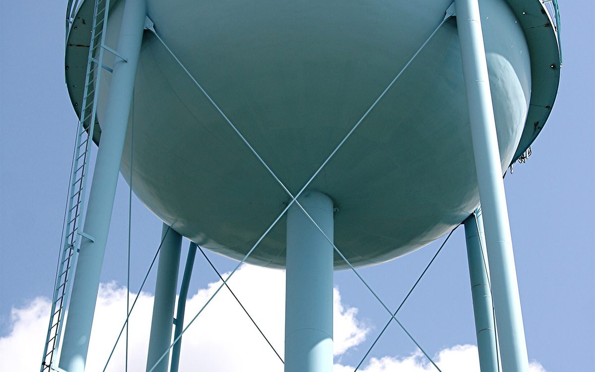 McNair, TX
Originated as an unincorporated black community in the 1920s outside Baytown, TX.

Image of community water tower.