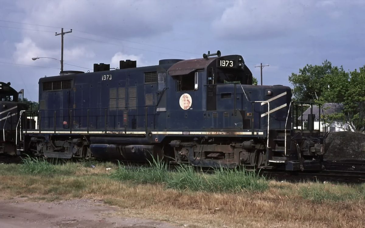 Missouri Pacific 1973 was built in June 1962 by EMD under the builder's number of 27259, originally built as MP 478, renumbered to MP 1973 in 1974, it was seen at Baytown, Texas in August 1980. It was retired on April 2, 1984 and donated to AAR Test track.